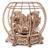 Aquarium mécanique – Maquette en bois à construire, puzzle 3D à ressort avec poissons animés Brown 1 - vertbaudet enfant 