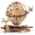 Globus – Maquette en bois mécanique à construire, globe terrestre rotatif Brown 3 - vertbaudet enfant 