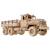 Camion de marchandise – Maquette en bois à construire, puzzle 3D mécanique tout-terrain Brown 4 - vertbaudet enfant 