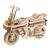 Scooter pliant Moto Compact – Maquette en bois mécanique à construire Brown 1 - vertbaudet enfant 