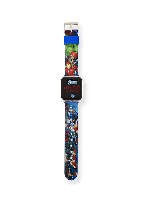 Montre LED Avengers pour enfants Bleu 2 - vertbaudet enfant 
