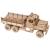Camion de marchandise – Maquette en bois à construire, puzzle 3D mécanique tout-terrain Brown 5 - vertbaudet enfant 