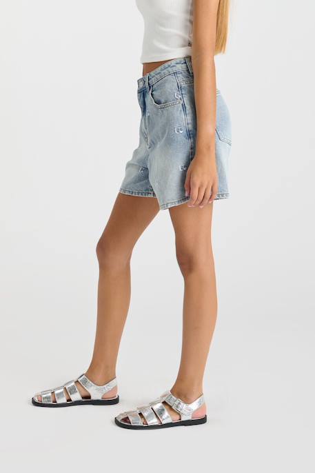 Short en jeans dionygi Blue 3 - vertbaudet enfant 