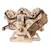 Moteur V8 – Maquette mécanique en bois à construire, puzzle 3D fonctionnel avec moteur électrique Brown 5 - vertbaudet enfant 