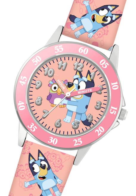 Montre d’apprentissage de l’heure Bluey pour enfants Rose 2 - vertbaudet enfant 