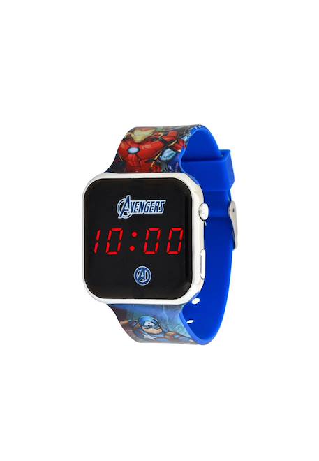 Montre LED Avengers pour enfants Bleu 1 - vertbaudet enfant 