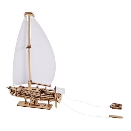 Yacht Beauté de l’Océan – Maquette décorative en bois à assembler Brown 4 - vertbaudet enfant 
