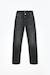 Jeans droite blue jogg, longueur 34 Black / black 1 - vertbaudet enfant 