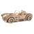 Voiture de course Drift Cobra en bois à construire – maquette mécanique 3D inspirée des muscle cars américaines Brown 2 - vertbaudet enfant 