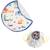 Tapis de jeu & sac à jouets-toupitis moulin roty Bleu, vert, rouge, jaune et orange 1 - vertbaudet enfant 