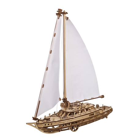 Le Rêve de Sérénité – Maquette mécanique de voilier à assembler en bois Brown 2 - vertbaudet enfant 