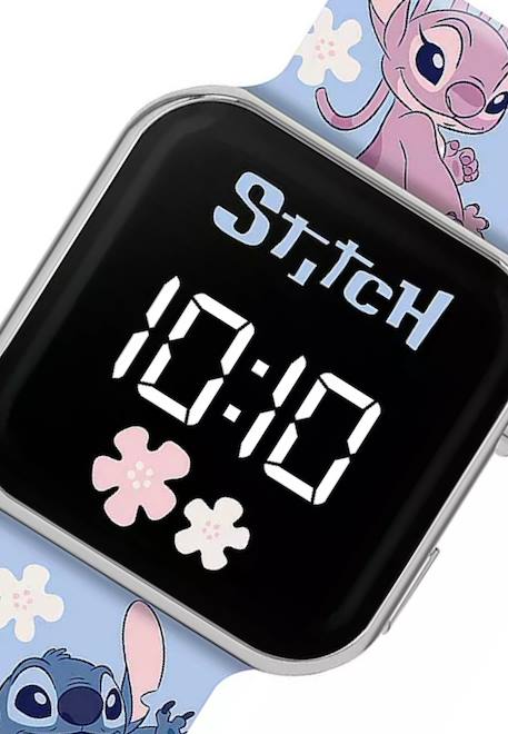 Montre Digitale Enfant Stitch - Cadeau Fille Garçon 5 à 10 Ans, Bracelet Silicone LED