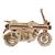 Scooter pliant Moto Compact – Maquette en bois mécanique à construire Brown 4 - vertbaudet enfant 