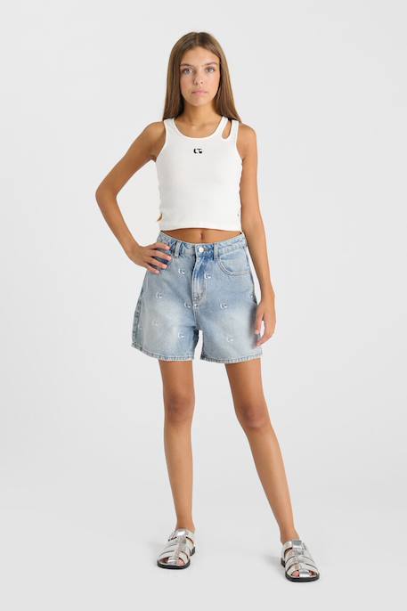 Short en jeans dionygi Blue 2 - vertbaudet enfant 