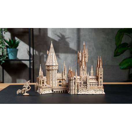 Château de Poudlard – Maquette en bois Harry Potter à construire, puzzle 3D magique Brown 6 - vertbaudet enfant 