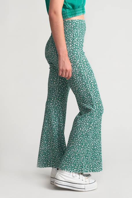 Pantalon bootcut jayagi Eucalyptus 3 - vertbaudet enfant 