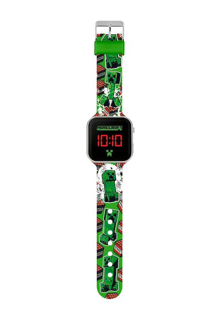 Montre LED Minecraft pour enfants Vert 2 - vertbaudet enfant 