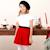 Ensemble jupe plissée velours  + t-shirt   london Rouge blanc 2 - vertbaudet enfant 