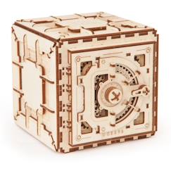 Coffre-fort mécanique en bois à construire – puzzle 3D éducatif et ludique pour enfants  - vertbaudet enfant