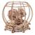 Aquarium mécanique – Maquette en bois à construire, puzzle 3D à ressort avec poissons animés Brown 2 - vertbaudet enfant 