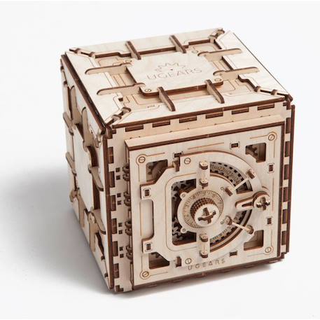 Coffre-fort mécanique en bois à construire – puzzle 3D éducatif et ludique pour enfants Brown 5 - vertbaudet enfant 
