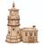 Phare de Split Rock – Maquette en bois lumineuse à construire, veilleuse inspirée du lac Supérieur Brown 2 - vertbaudet enfant 