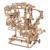 Circuit à billes avec palan à chaîne – Maquette mécanique en bois à construire, puzzle 3D avec ascenseur et pistes modulables Brown 1 - vertbaudet enfant 