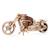 Motocyclette VM-02 en bois à construire – maquette mécanique 3D avec moteur à élastique Brown 1 - vertbaudet enfant 