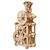 Horloge à moteur – Maquette en bois mécanique à construire, style automobile Brown 2 - vertbaudet enfant 