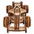 Bolide compact – Maquette en bois à construire, puzzle 3D voiture de course pour enfants Brown 3 - vertbaudet enfant 