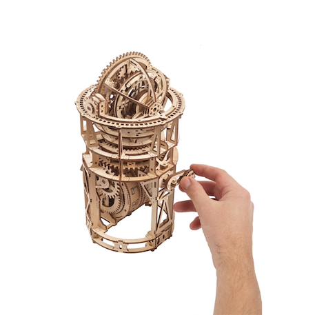 Horloge Skywatcher Tourbillon – Maquette mécanique en bois à construire, puzzle 3D fonctionnel Brown 5 - vertbaudet enfant 