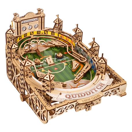 Flipper Quidditch en bois à construire – maquette mécanique 3D inspirée de l’univers Harry Potter Brown 2 - vertbaudet enfant 