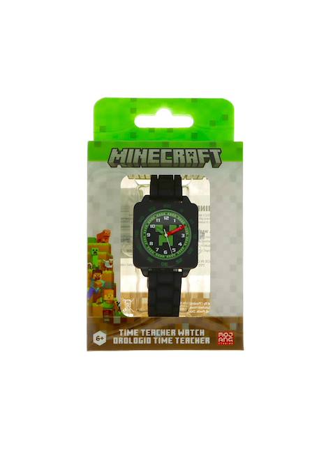 Montre d’apprentissage de l’heure Minecraft Noir 3 - vertbaudet enfant 