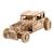 Hot Rod souris furieuse en bois à construire – maquette mécanique 3D à double moteur Brown 2 - vertbaudet enfant 