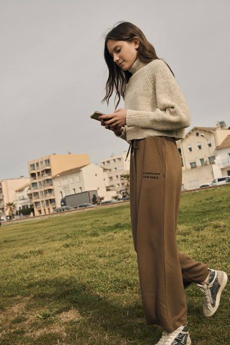 Pantalon droite iriagi Chocolat 2 - vertbaudet enfant 