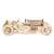Voiture Grand Prix U-9 – Maquette mécanique en bois à construire avec moteur V8 Brown 2 - vertbaudet enfant 