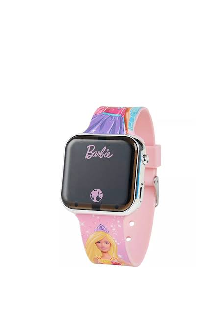 Montre LED Barbie pour enfants Rose 1 - vertbaudet enfant 