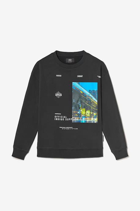 Sweat-shirt capuche comebo Black 1 - vertbaudet enfant 