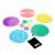 Set de 10 ronds tactiles et texturés en silicone Multicolore 1 - vertbaudet enfant 