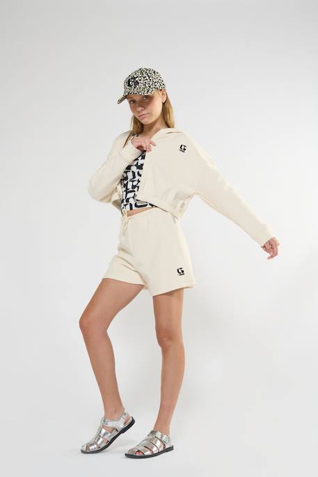 Sweat-shirt capuche mirategi Milk 6 - vertbaudet enfant 