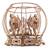 Aquarium mécanique – Maquette en bois à construire, puzzle 3D à ressort avec poissons animés Brown 5 - vertbaudet enfant 