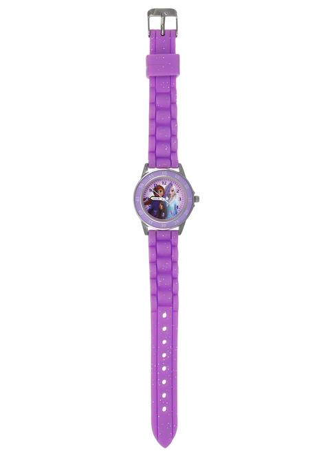 Montre d’apprentissage de l’heure La Reine des Neiges pour enfants Violet 2 - vertbaudet enfant 