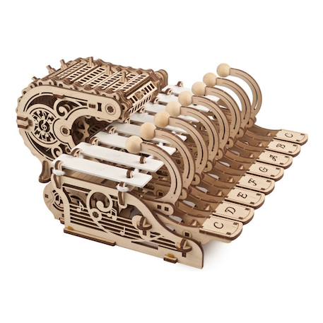 Célesta mécanique – Maquette instrument de musique en bois à construire et à jouer Brown 3 - vertbaudet enfant 