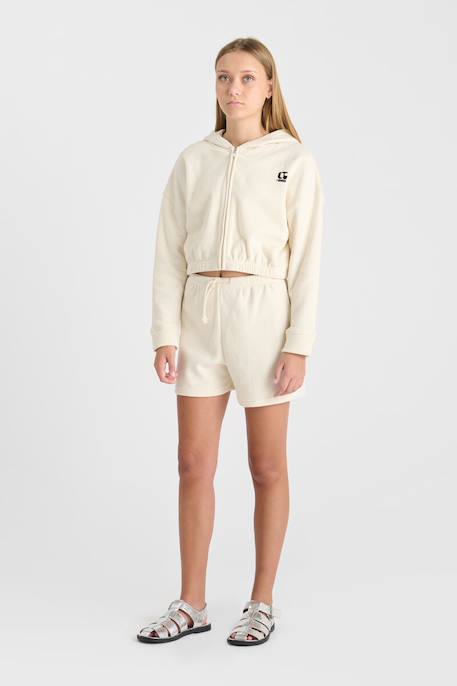 Sweat-shirt capuche mirategi Milk 2 - vertbaudet enfant 