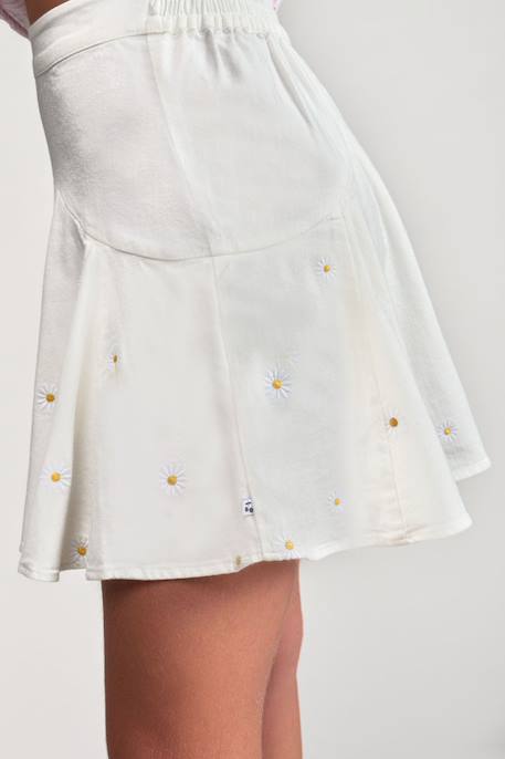 Jupe evasée, patineuse shelagi Light milk 4 - vertbaudet enfant 