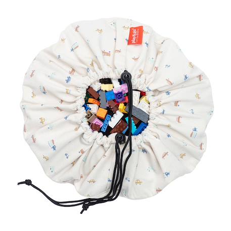 Sac de rangement mini - cars Multicouleur soft naturel 3 - vertbaudet enfant 