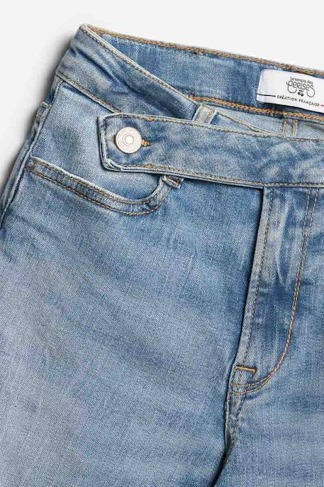 Jeans droite 400/14 mom, 7/8ème Blue 4 - vertbaudet enfant 