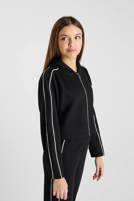 Sweat-shirt capuche fripigi Black 3 - vertbaudet enfant 