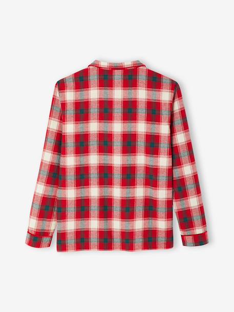 Pyjama homme flanelle noël capsule famille carreaux rouge 5 - vertbaudet enfant 
