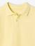 Polo garçon manches courtes broderie poitrine blanc+bleu+jaune pâle+kaki clair+MARINE+terracotta 9 - vertbaudet enfant 